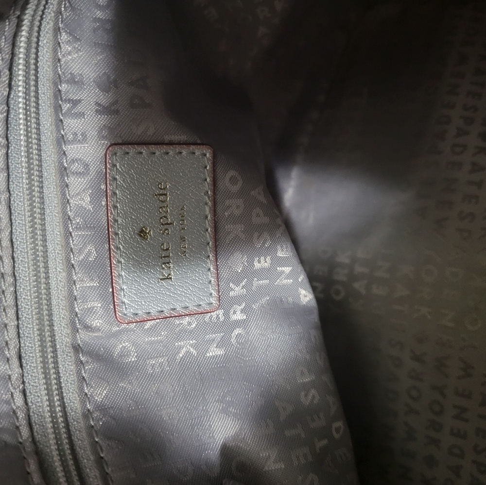 Kate Spade Shimmer Silver Small Tote Bag - Picture 3 of 10